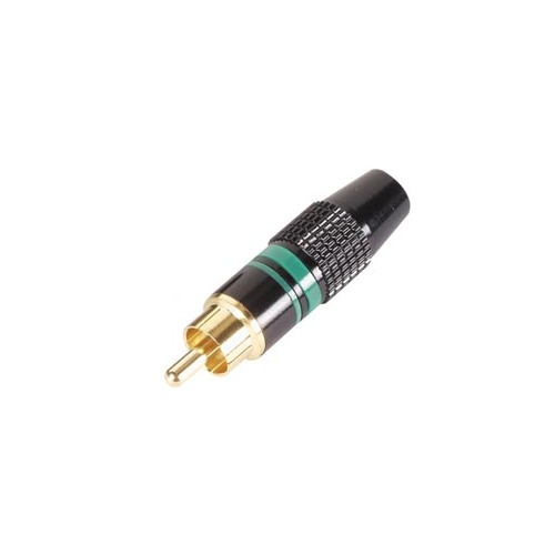 RCA PLUG MALE - GOLD TIP