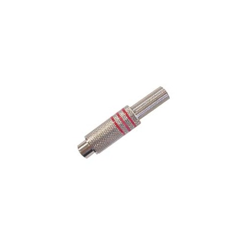 RCA PLUG FEMALE - NICKEL -