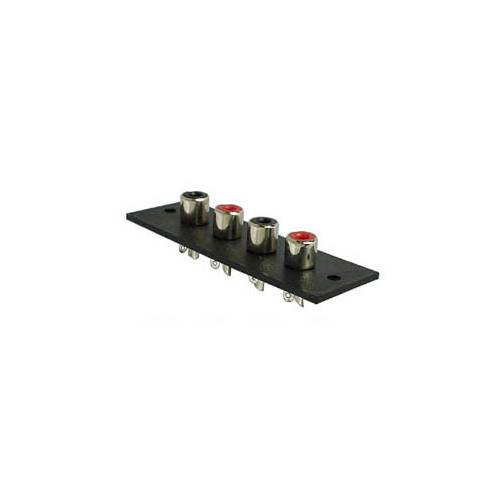 4P AMP RCA PLUG - NICKEL