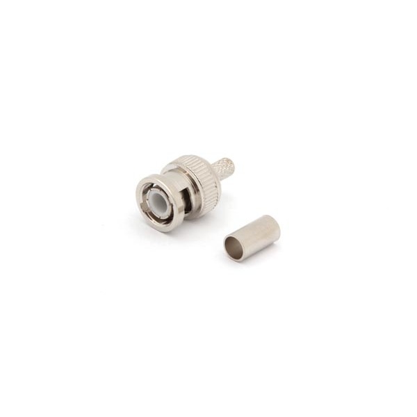 BNC MALE RG58/U, 3 parts CRIMP