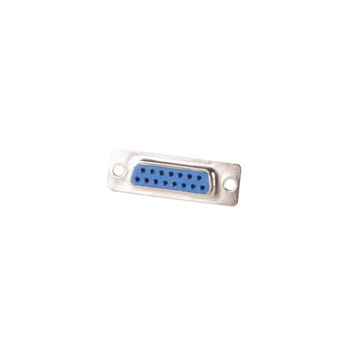 FEMALE 15-PIN SUB-D CONNECTOR - CHASSIS