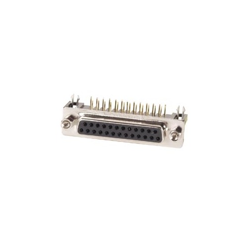 FEMALE 25-PIN SUB-D CONNECTOR - PCB