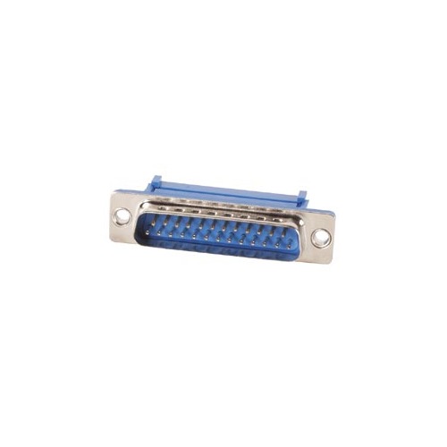 MALE 25-PIN SUB-D CONNECTOR FOR FLAT