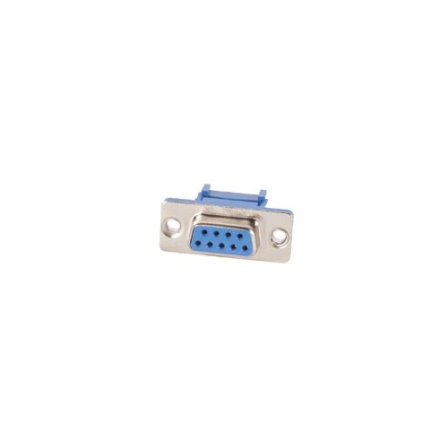 FEMALE 9-PIN SUB-D CONNECTOR FOR FLAT