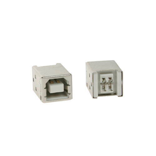 USB B FEMALE, SINGLE CONNECTOR 180°