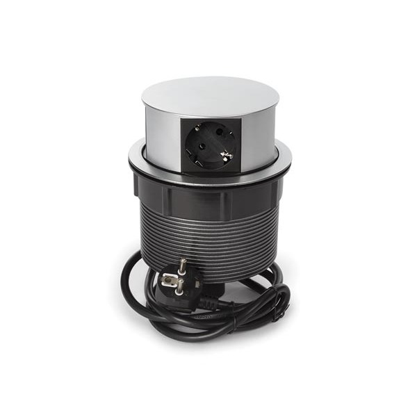 4-WAY POP-UP DESKTOP SOCKET - SCHUKO