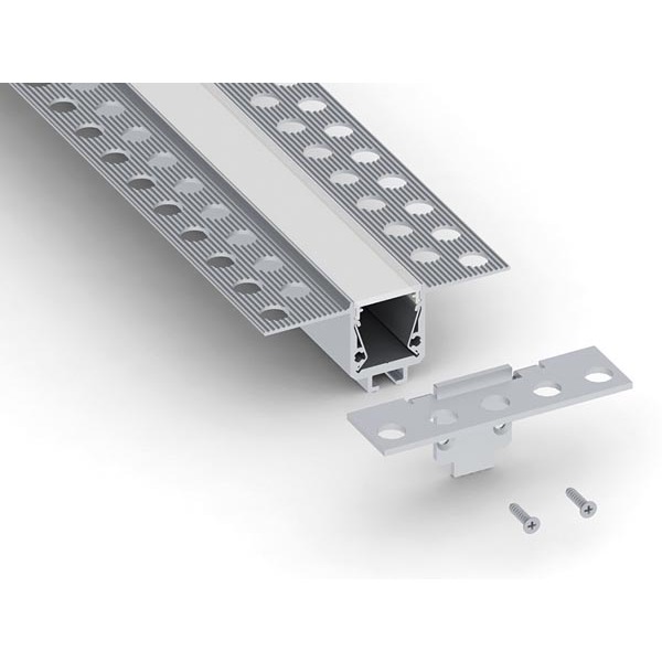 End cap for plaster board profile