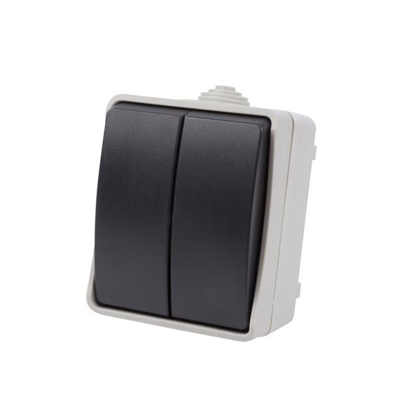 OUTDOOR 2 GANG 2 WAY SWITCH