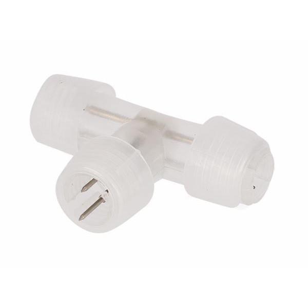 T-connector for rope light and LED