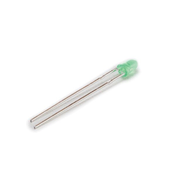 3mm standard LED lamp green diffused