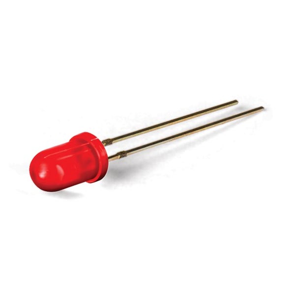 5mm standard LED lamp red diffused