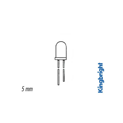 5mm resistor LED lamp 12V red
