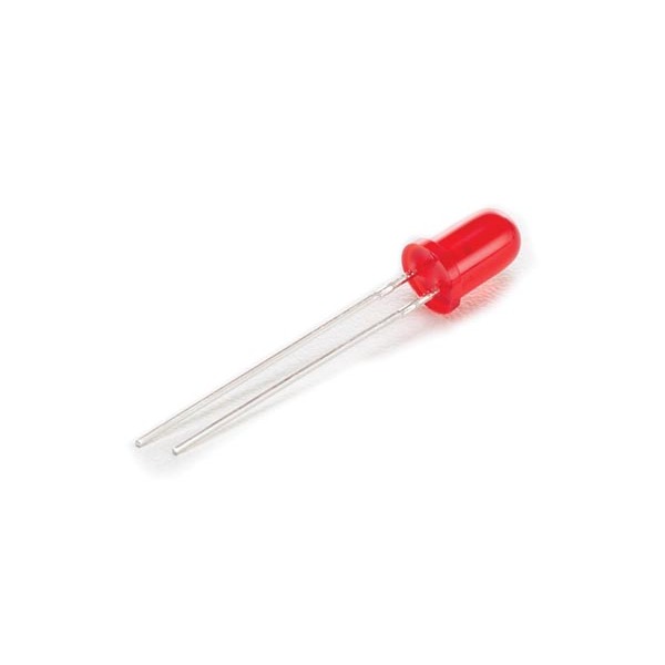 5mm standard LED lamp red diffused