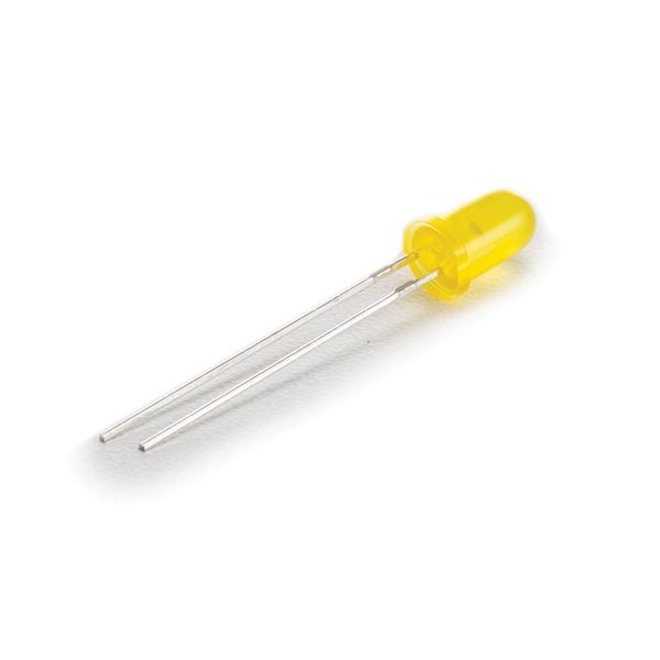 5mm standard LED lamp yellow diffused