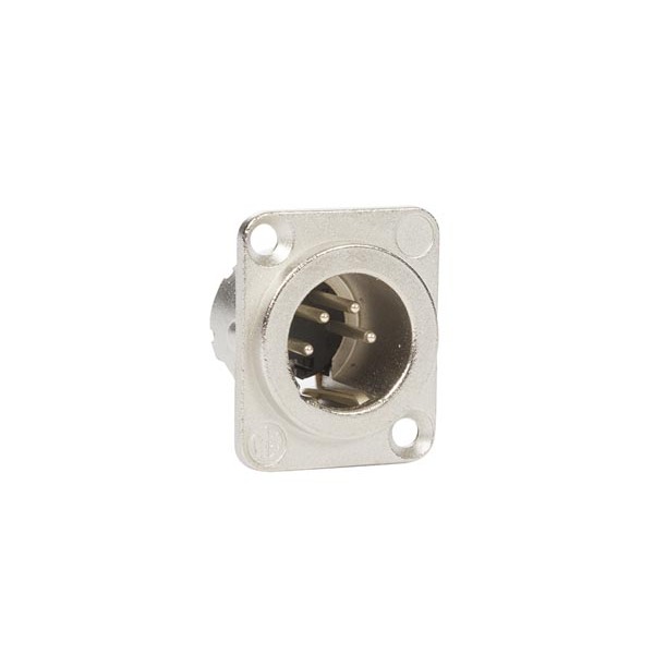 NEUTRIK - XLR, 4-PIN male, silver