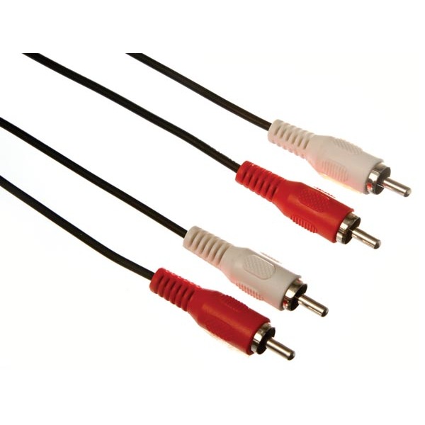 2 x RCA AUDIO PLUG TO
