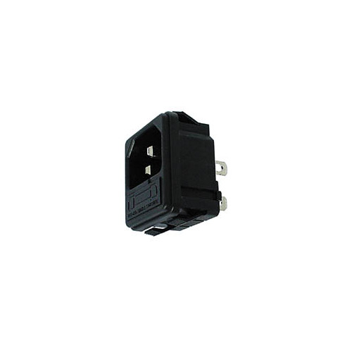 MALE POWER SOCKET, CHASSIS TYPE WITH
