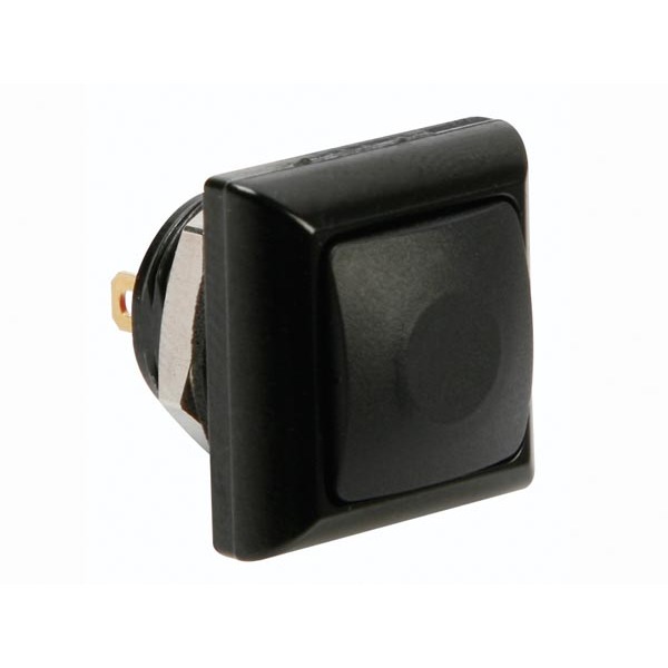 MINI SQUARE METAL PUSH BUTTON WITH