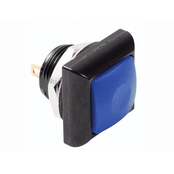 MINI SQUARE METAL PUSH BUTTON WITH