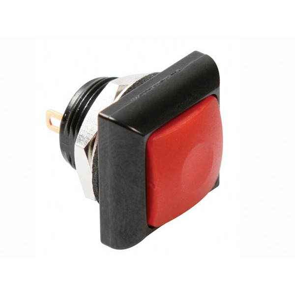 MINI SQUARE METAL PUSH BUTTON WITH