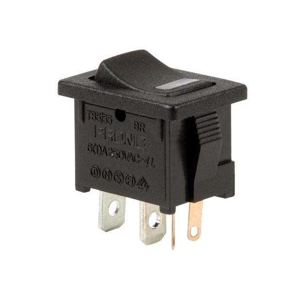 POWER ROCKER SWITCH 5A-250V SPST ON-OFF