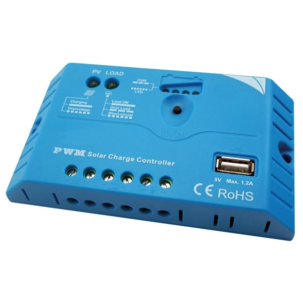 PWM SOLAR CHARGE CONTROLLER WITH USB