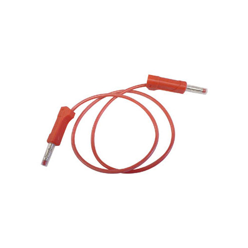 CABLE WITH BANANA PLUGS / RED