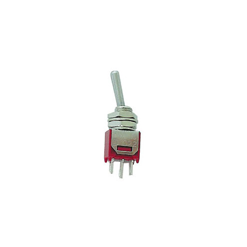 VERTICAL SUBMINIATURE TOGGLE SWITCH SPDT ON-ON