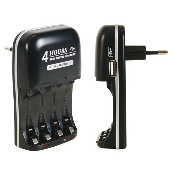 NIMH FAST BATTERY CHARGER WITH USB