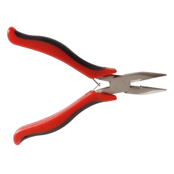 HALFROUND NOSE PLIERS WITH SIDE CUTTERS