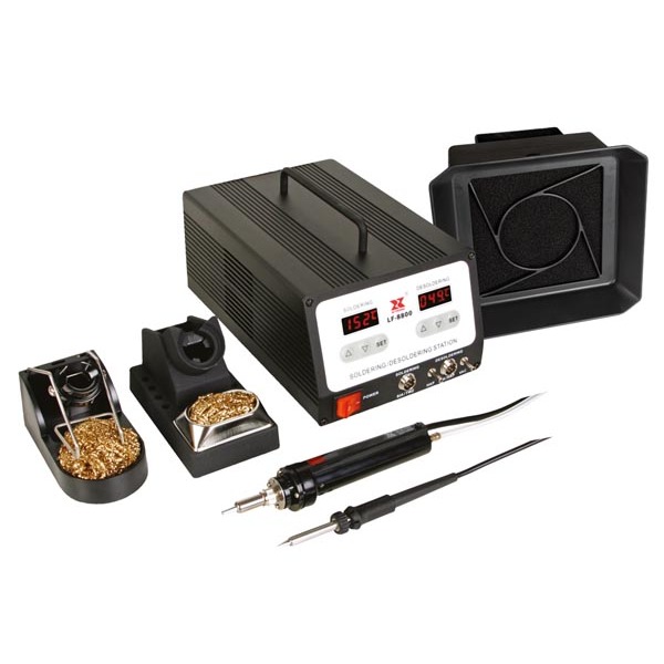 SOLDERING & DESOLDERING STATION  100W/230V WITH