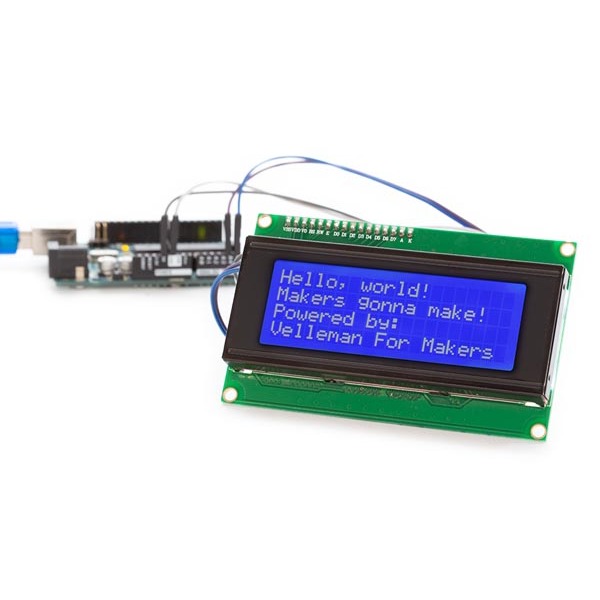 I²C 20x4 BLUE LCD MODULE |