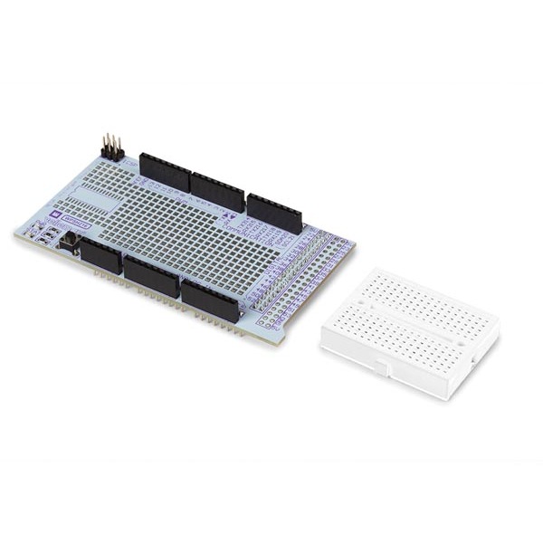 PROTOSHIELD PROTOTYPING BOARD WITH MINI BREADBOARD