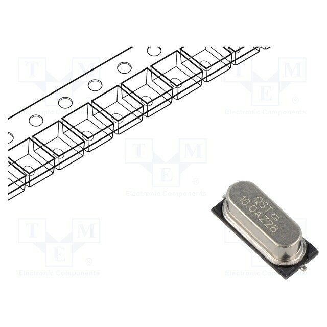 QST Crystal; 16MHz; SMD; 12.7x4