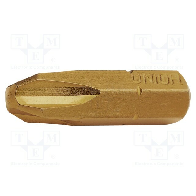 Screwdriver bit; Phillips; PH2; 1/4"; Overall