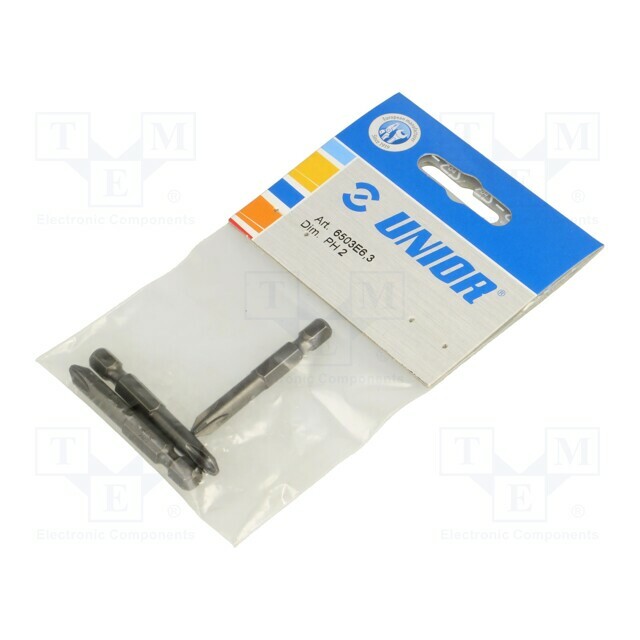 Screwdriver bit; Phillips; PH2; 1/4"; Overall