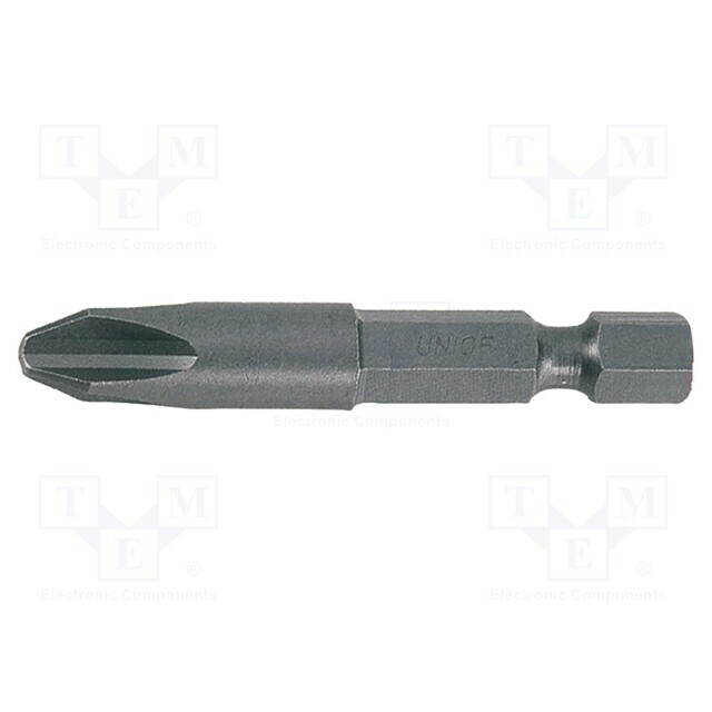 Screwdriver bit; Phillips; PH1; 1/4"; Overall