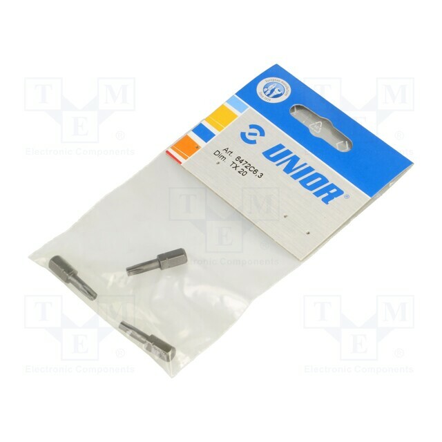 Screwdriver bit; Torx®; TX20; 1/4"; Overall