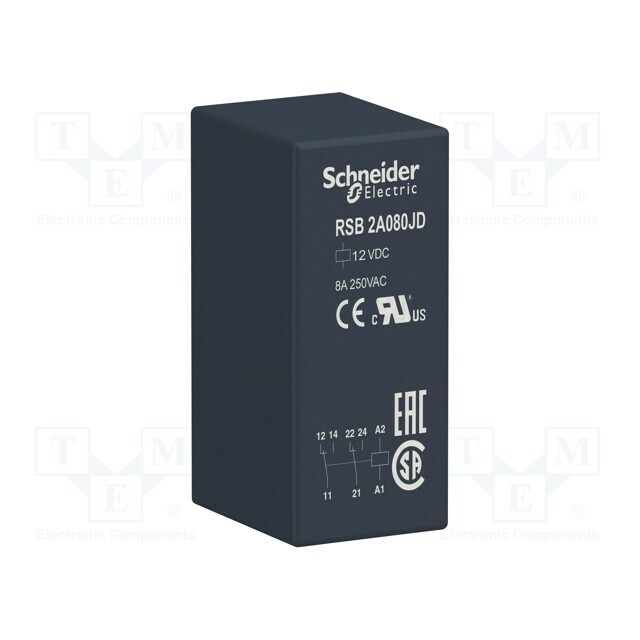 SCHNEIDER ELECTRIC Relay: electromagnetic; Ucoil: 12VDC