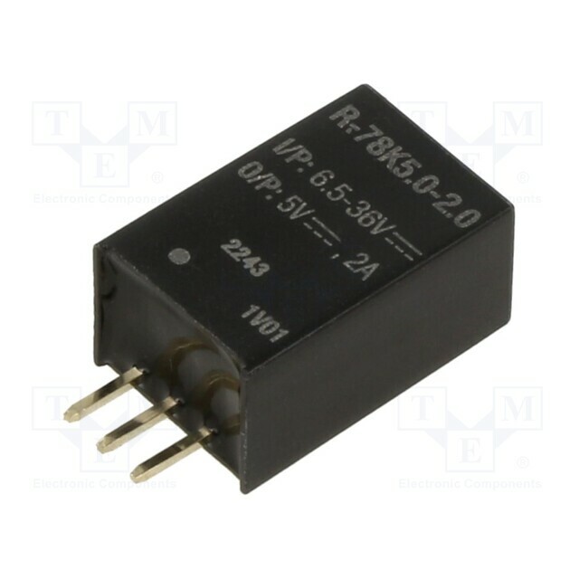RECOM Converter: DC/DC; Uin: 6.5÷36VDC