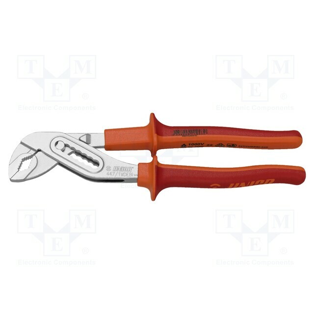 Adjustable; carbon steel; 240mm; 447/1VDEBI; Pliers: