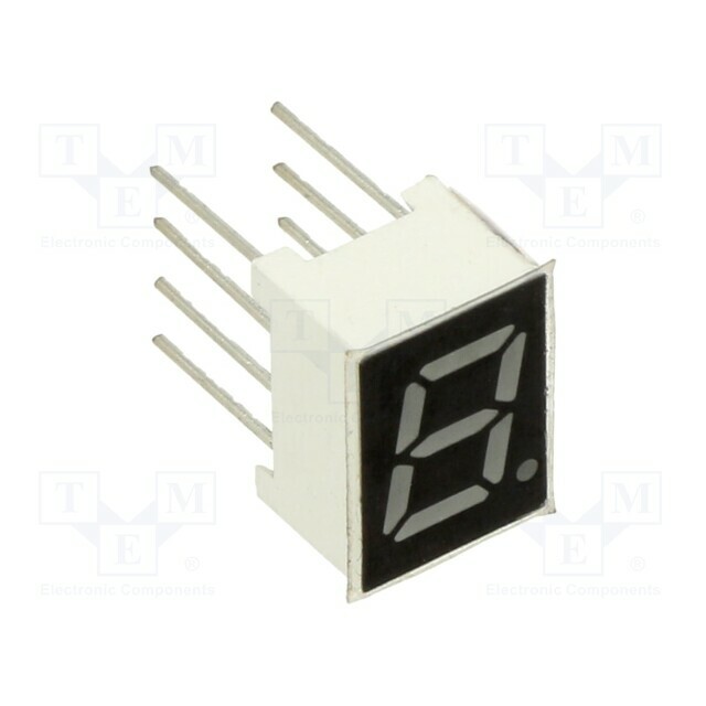 OPTOSUPPLY Display: LED; 7-segment; 7mm; 0