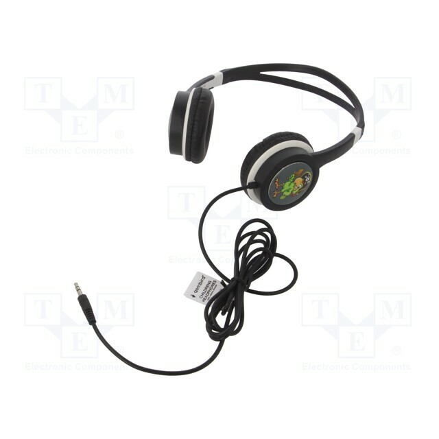 GEMBIRD Headphones; black; Jack 3,5mm
