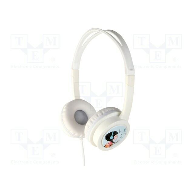 GEMBIRD Headphones; white; Jack 3,5mm
