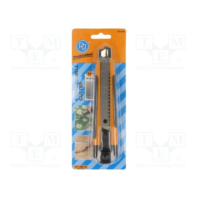 PG PROFESSIONAL Knife; universal; 18mm; pulled