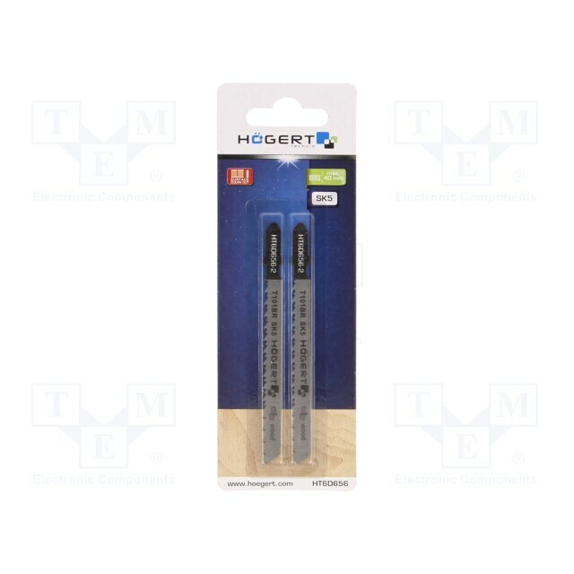 HÖGERT TECHNIK Hacksaw blade-set; wood,jigsaw