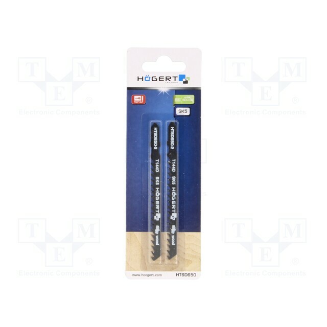 HÖGERT TECHNIK Hacksaw blade-set; wood,jigsaw