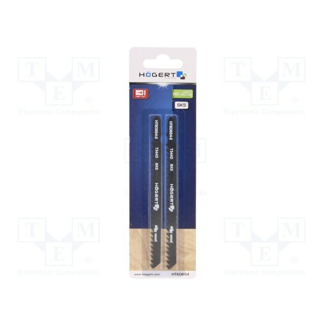 HÖGERT TECHNIK Hacksaw blade-set; wood,jigsaw