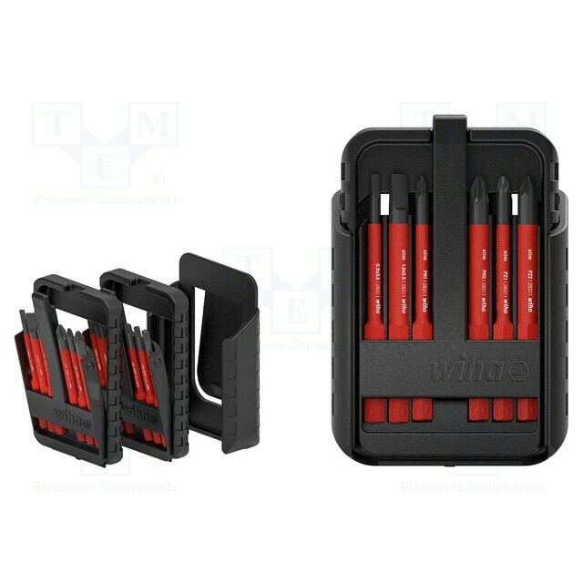 Tools set: screwdriver bits; insulated; 1kVAC