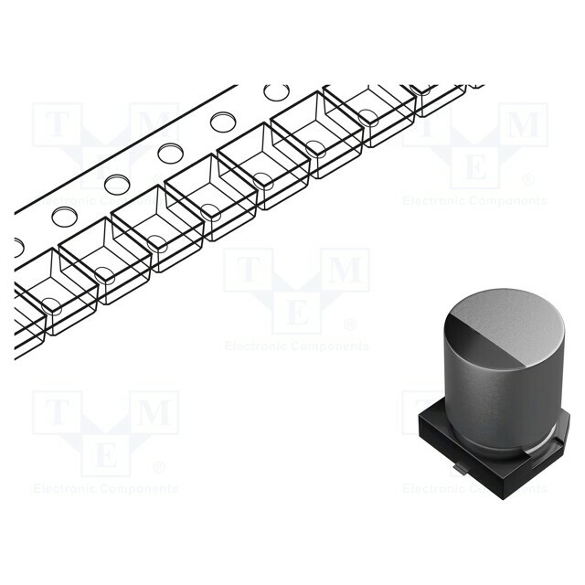 PANASONIC Capacitor: electrolytic; low ESR; SMD
